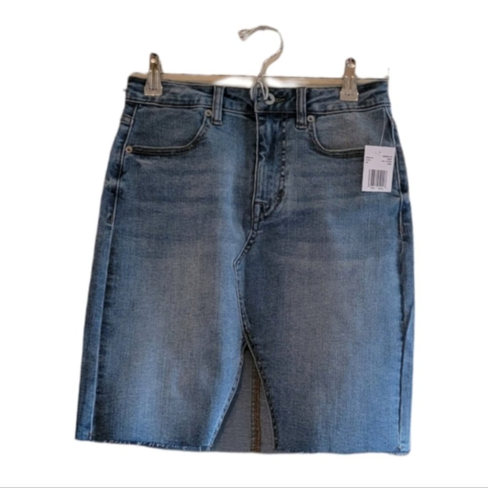 Blue Buffalo David Bitton Women's High Rise Denim Mini Skirt